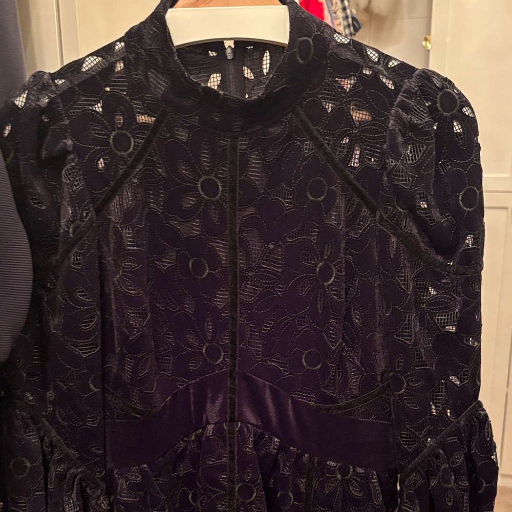 Ted Baker Black Long Sleeve Dress